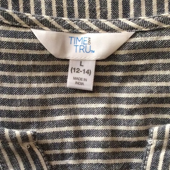 NWT Women's Woven Notch Neck Shift Lined Dress Size 12-14 - Picture 6 of 8